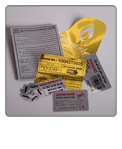 لیبل صنعتی (طلایی و نقره‌ای)