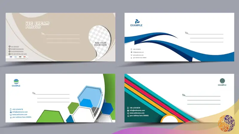 رنگ بندی پاکت نامه