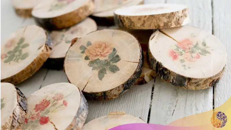 چاپ ترانسفر روی چوب