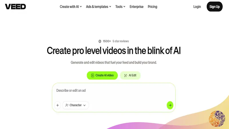 ابزار هوش مصنوعی ساخت لوگوموشن VEED.IO AI