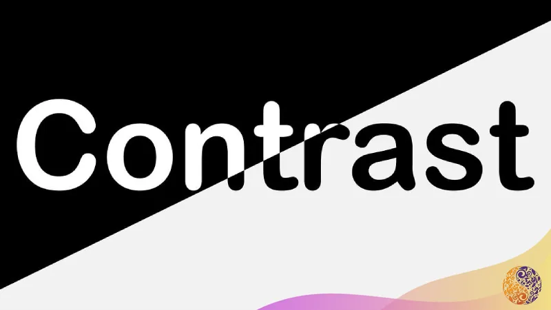 کنتراست متن با پس زمینه همخوانی داشته باشد
