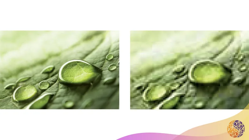 رزولوشن مناسب چاپ را انتخاب کنید