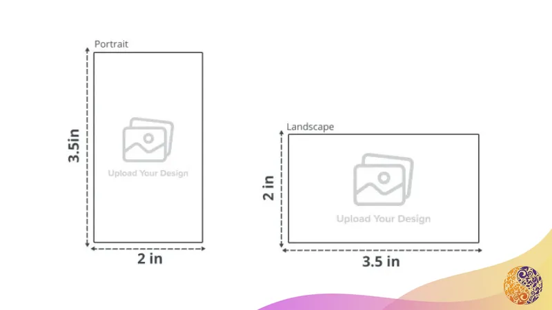 سایز استانداردی برای کارت ویزیت انتخاب کنید