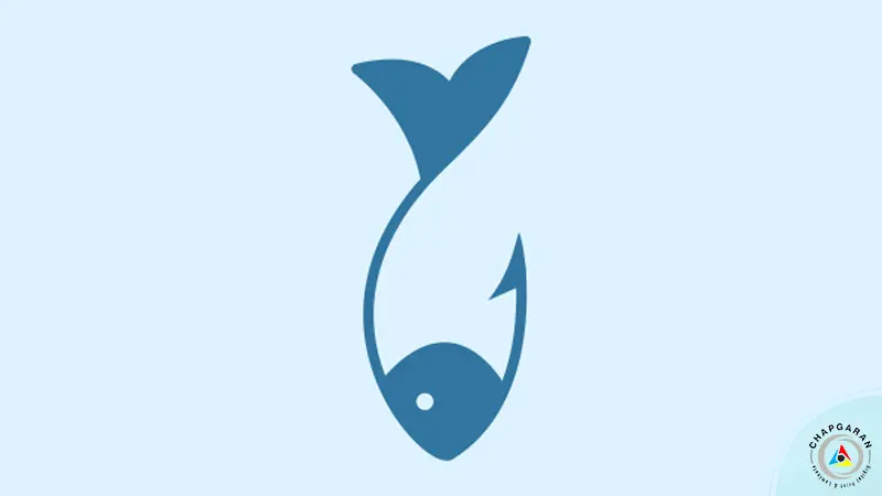 طراحی لوگو با ماهی