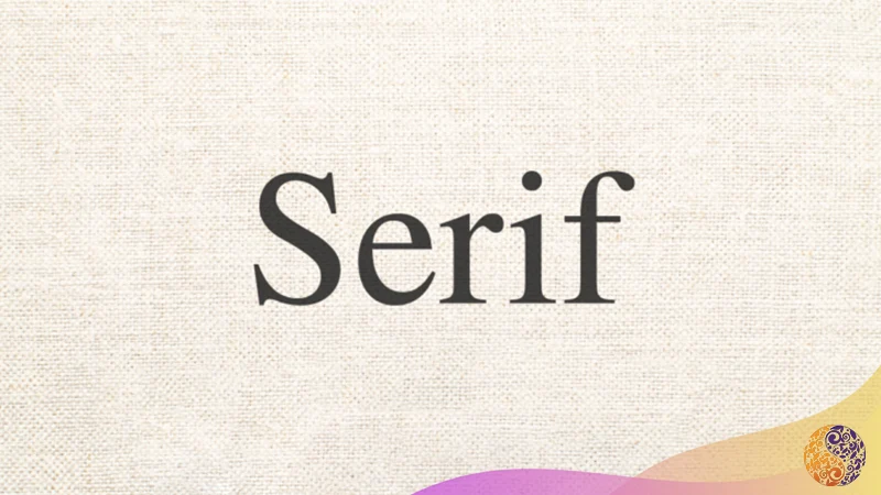 فونت Serif