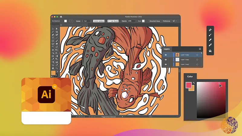 نرم افزار طراحی Adobe Illustrator